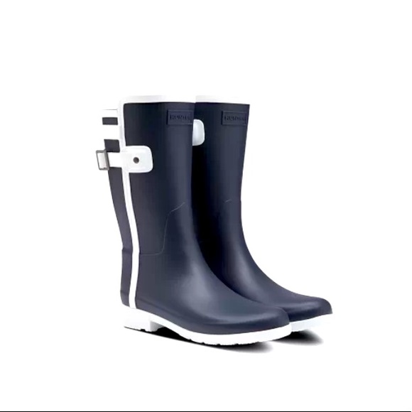 HUNTER SHORT “Slim Fit” CONTRAST RAIN BOOTS - Picture 3 of 5